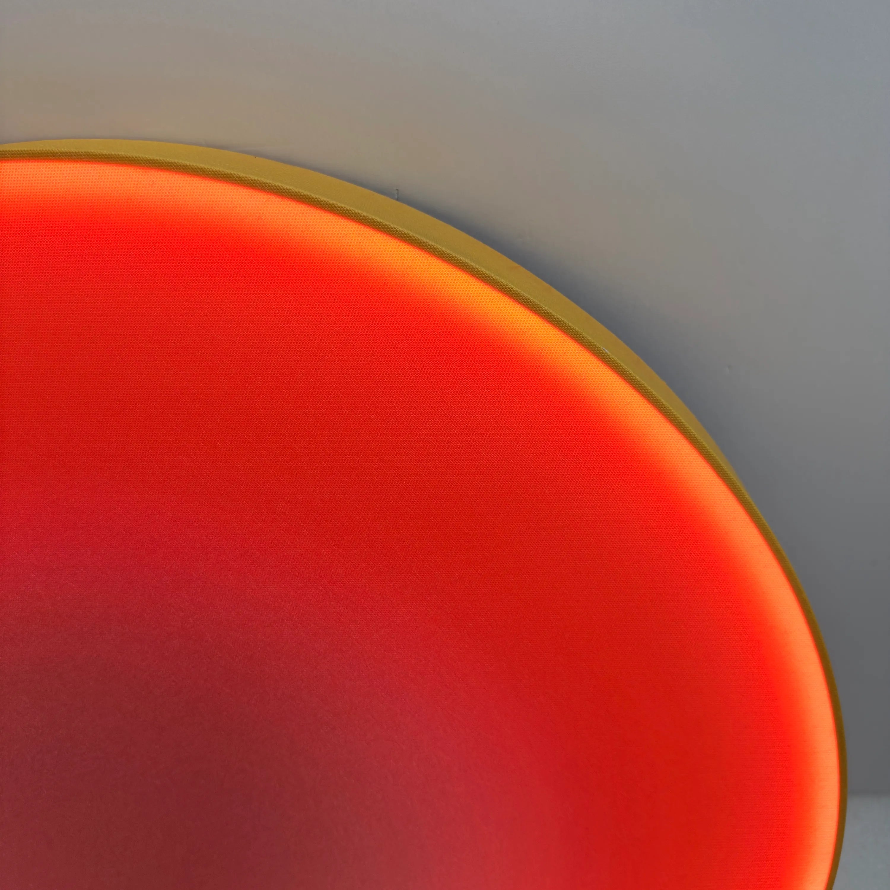 Silent Burn: Ember Orange Wall Art Interior Moderna