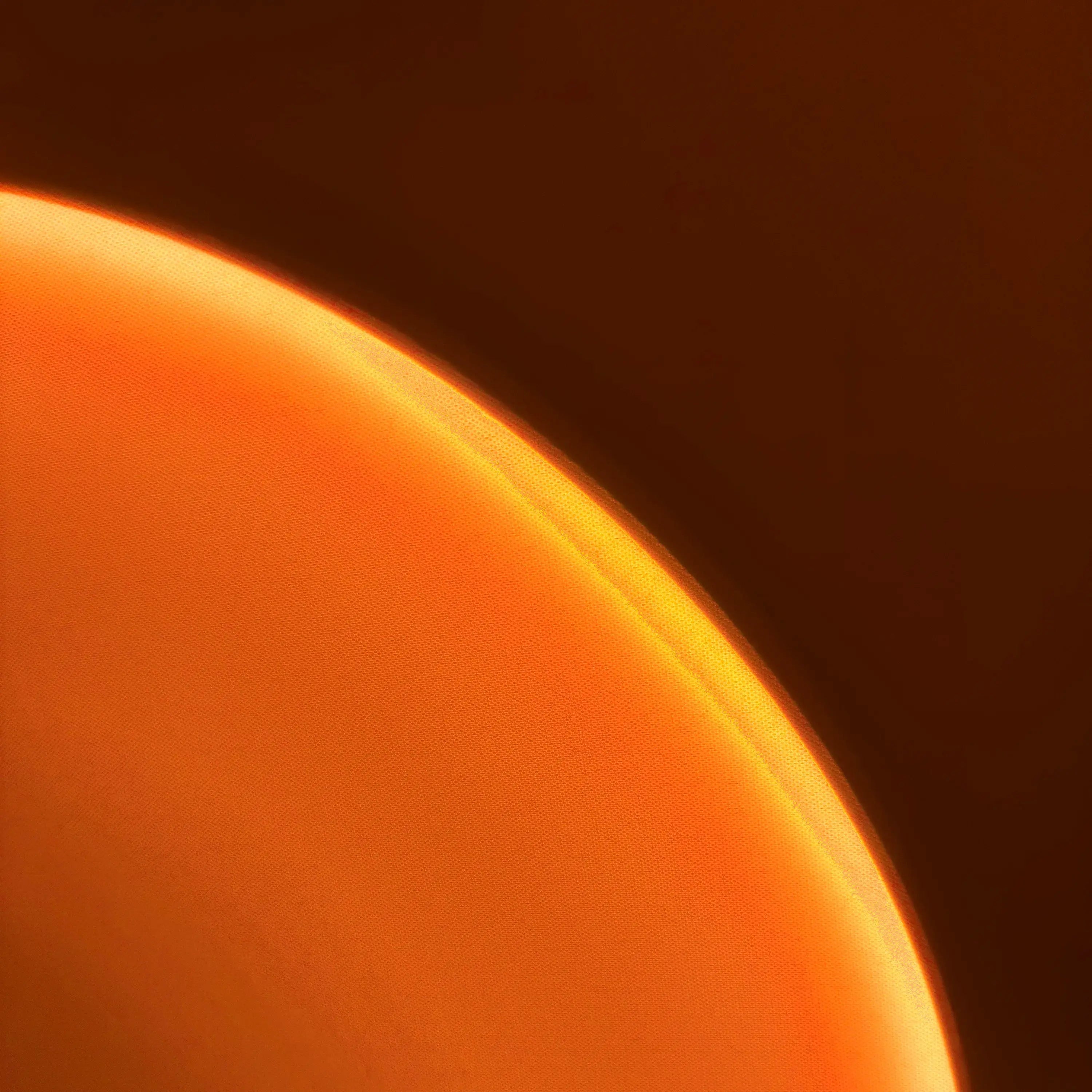 Silent Burn: Ember Orange Wall Art Interior Moderna