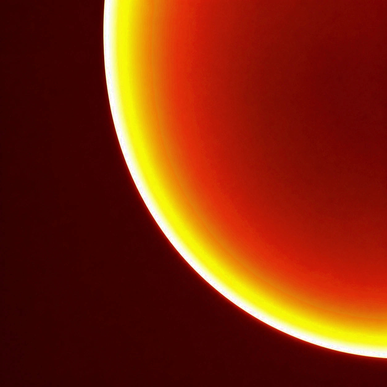 Silent Burn | Ember Orange Wall Art Interior Moderna