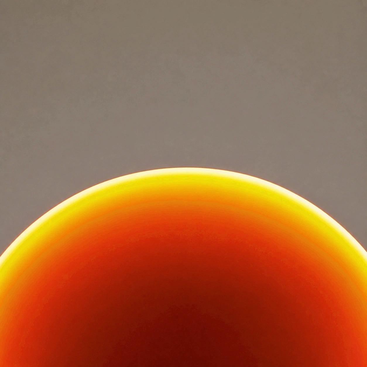 Silent Burn | Ember Orange Wall Art Interior Moderna