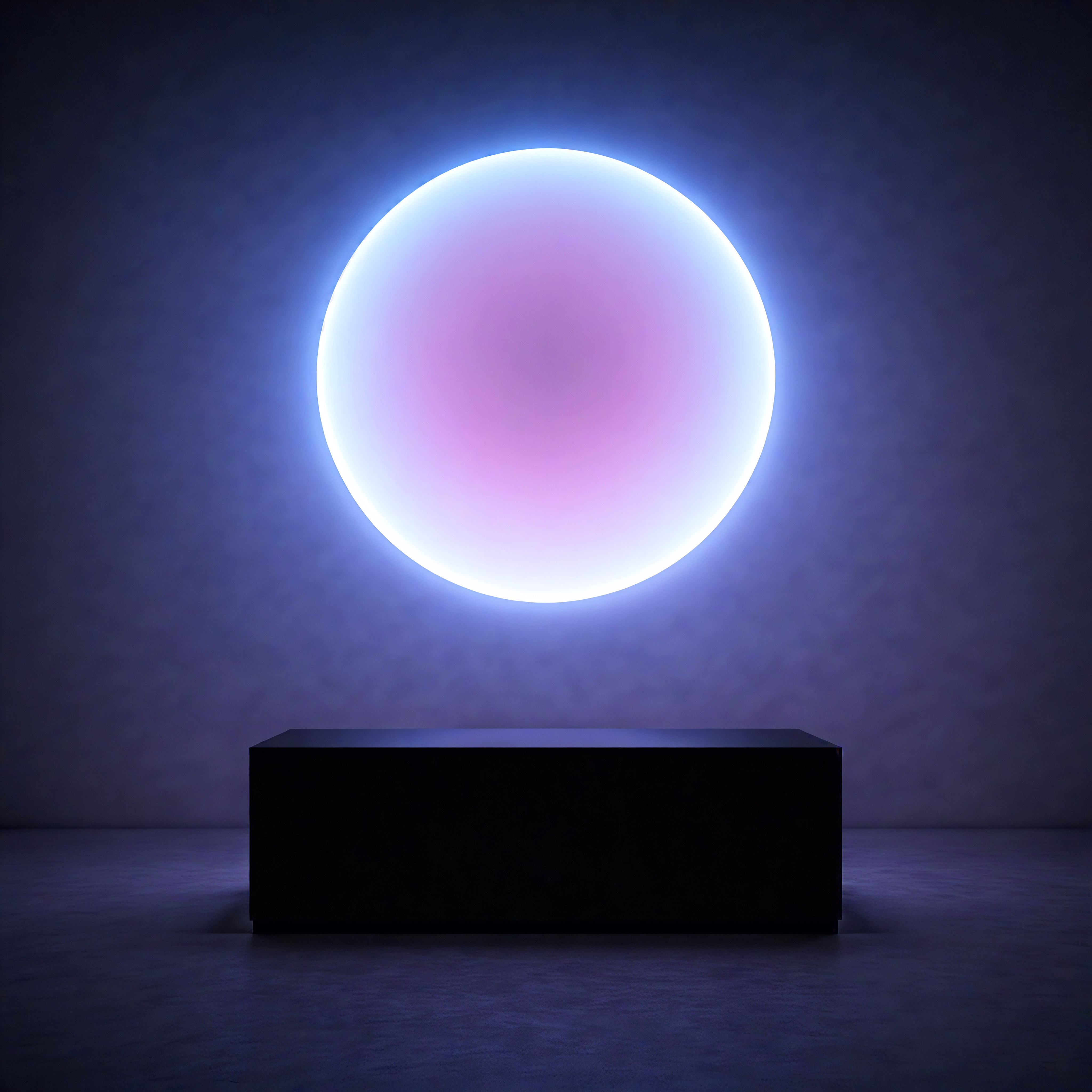 Silent Burn: Violet Mist Wall Art Interior Moderna