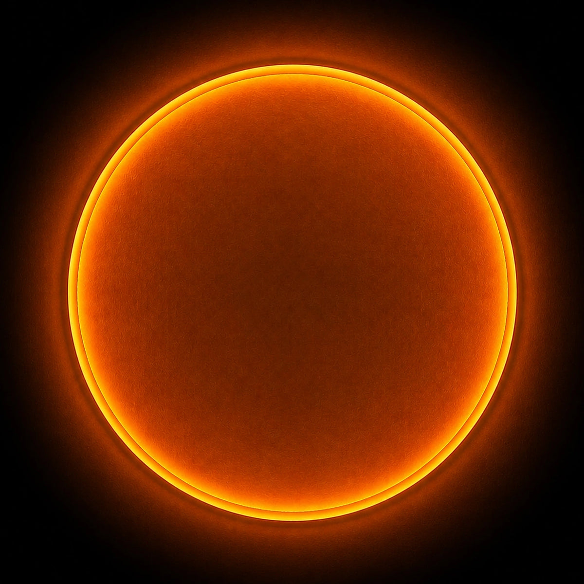 Silent Burn | Ember Orange Wall Art Interior Moderna Regular New