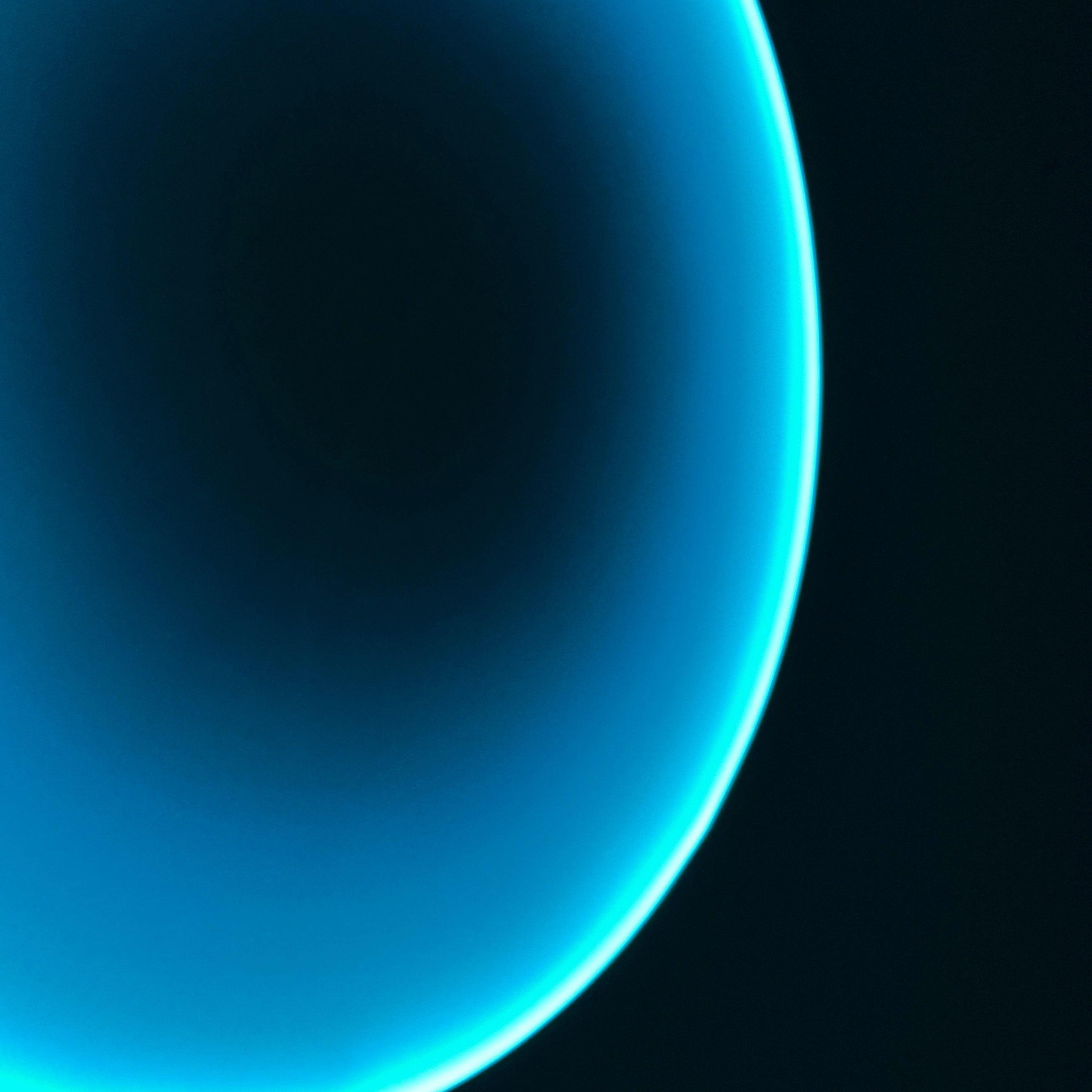 Silent Burn | Blue Eclipse Wall Art Interior Moderna
