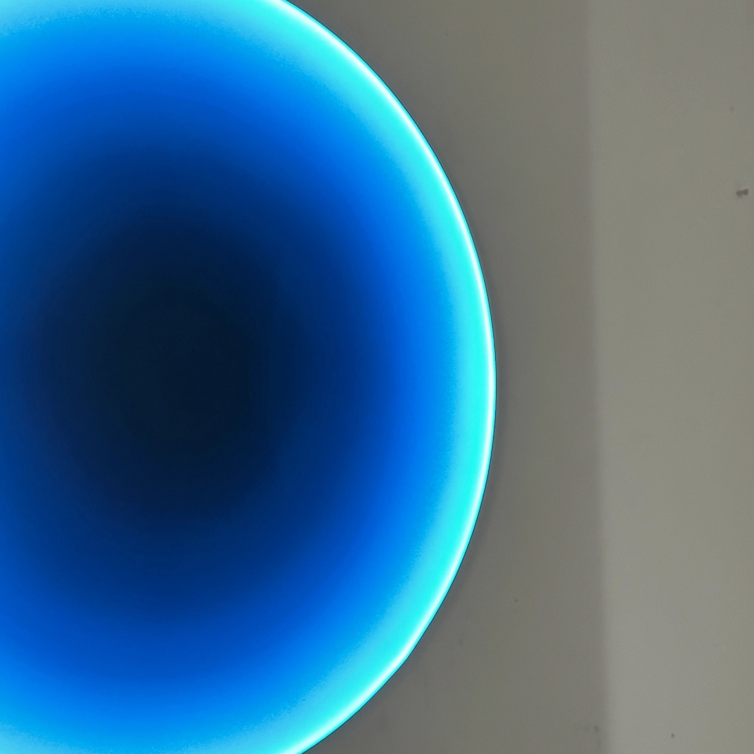 Silent Burn | Blue Eclipse Wall Art Interior Moderna