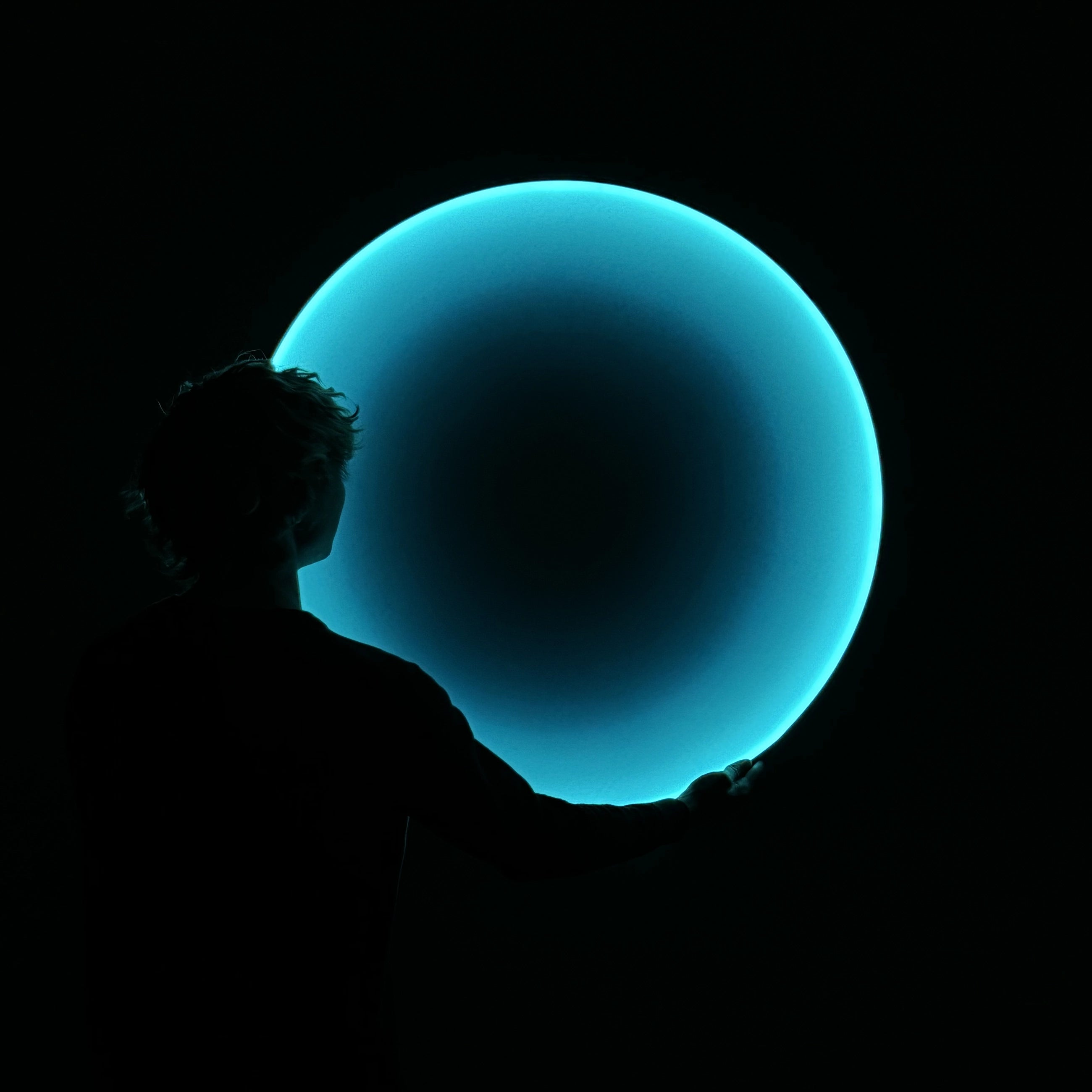 Silent Burn: Blue Eclipse Wall Art Interior Moderna Regular New