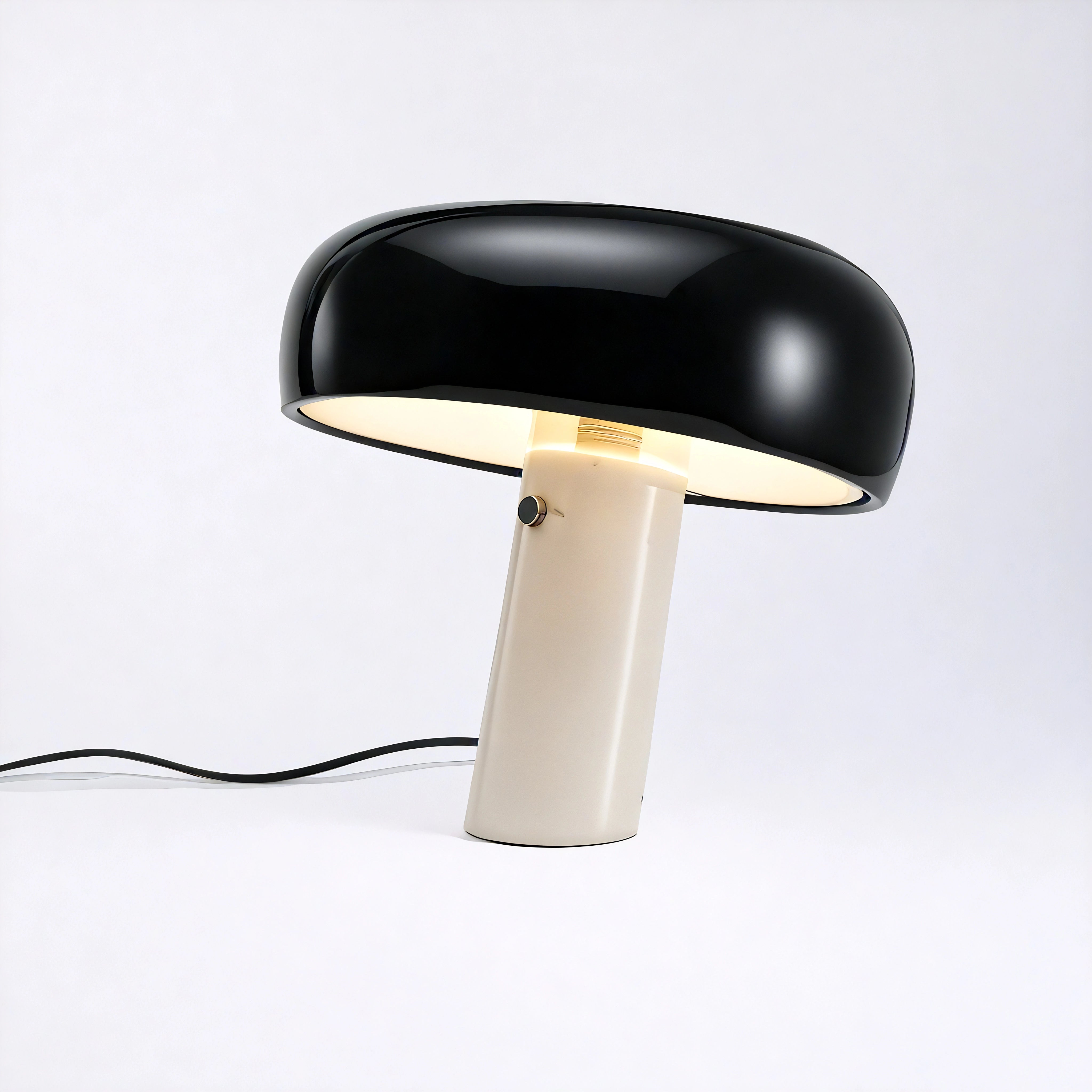 Snoopy Lamp | Marble and Enamel Table Lamp | Interior Moderna