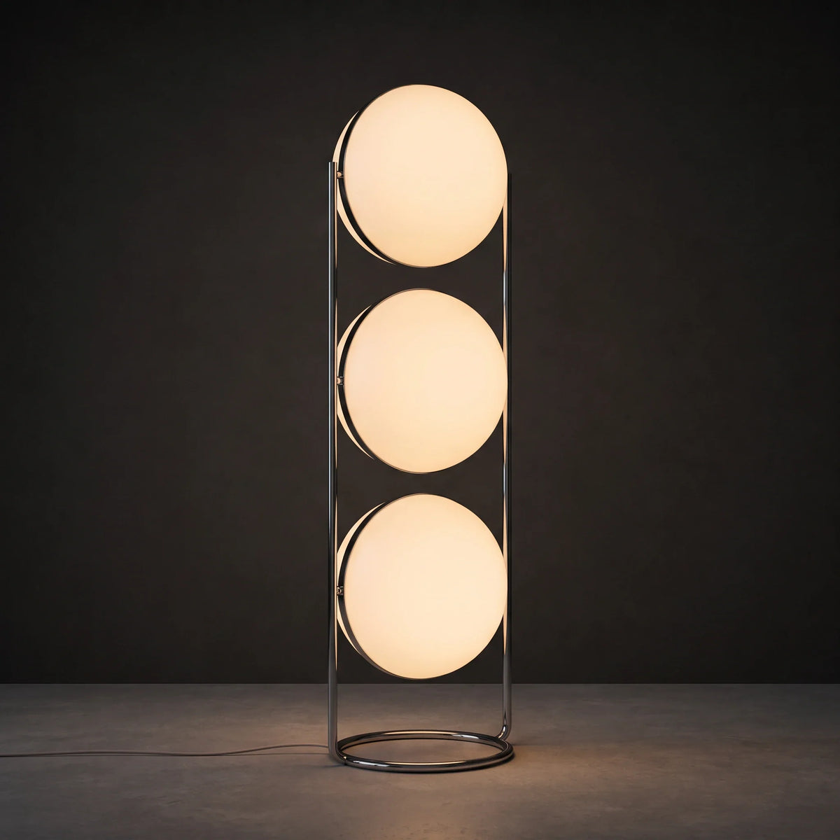 Solus Triple Sphere Floor Lamp Lamp Interior Moderna Default Title