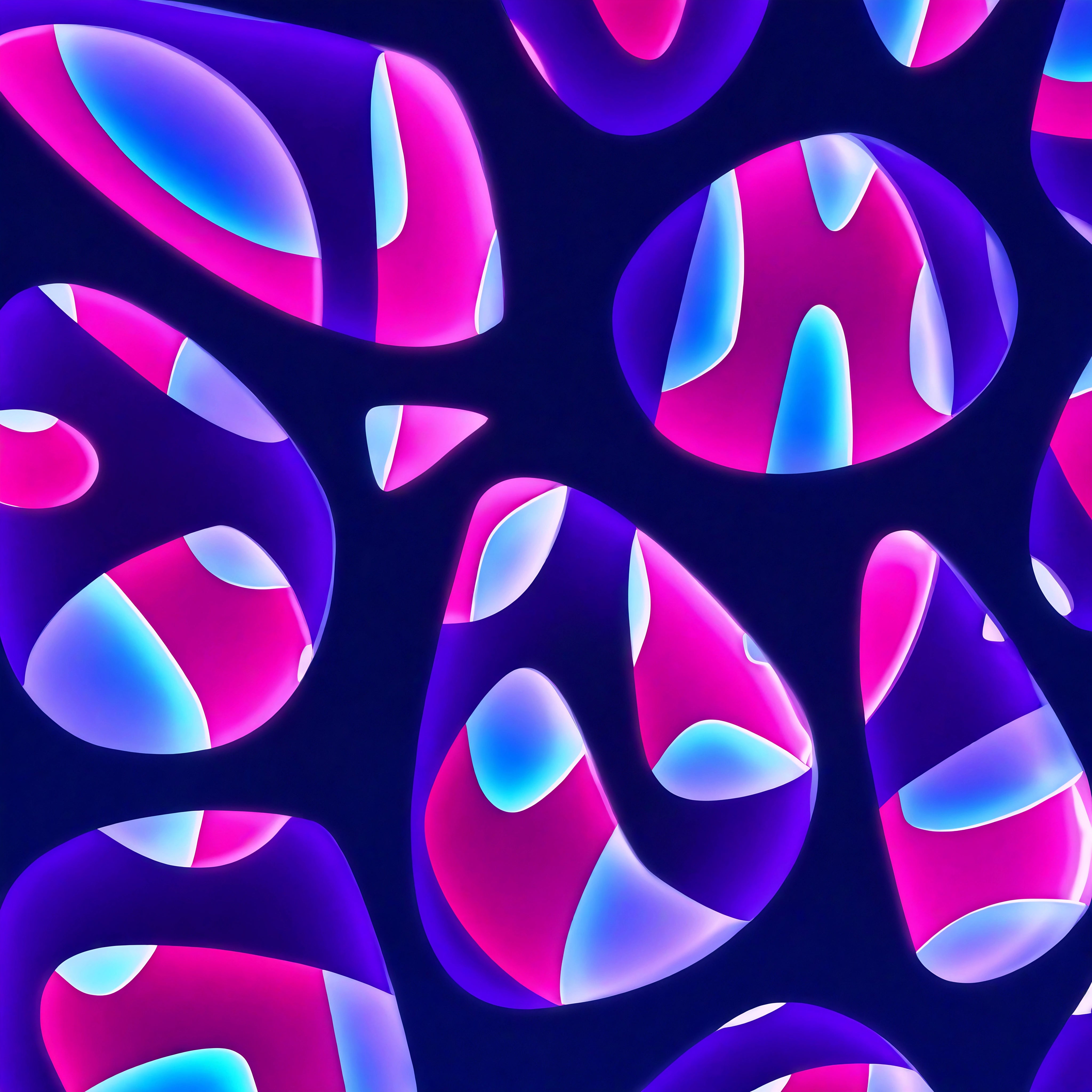 Spectral Flux | Prismatic Shift Wall Art Interior Moderna