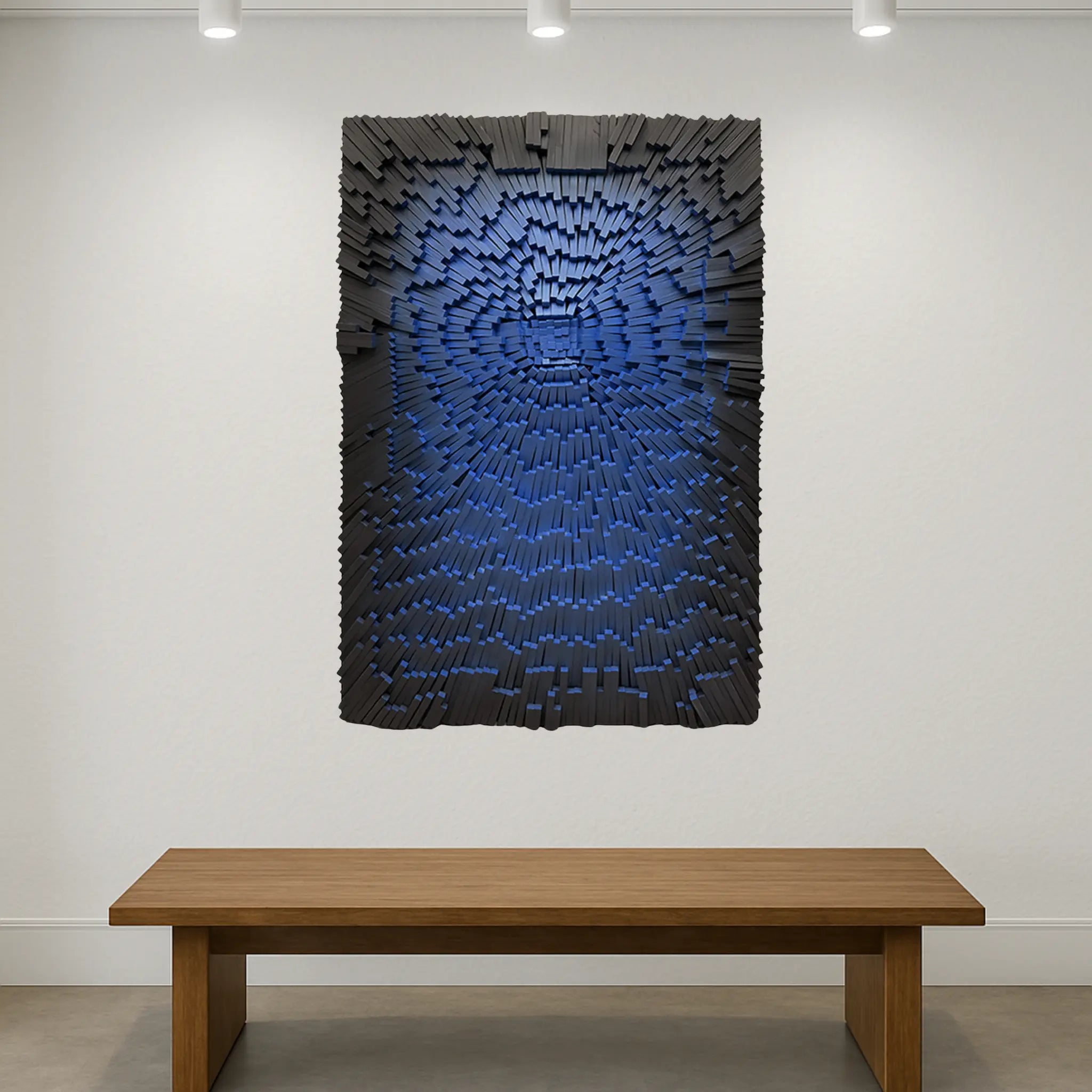 The Weight of Wanting Wall Art Interior Moderna Midnight Pulse