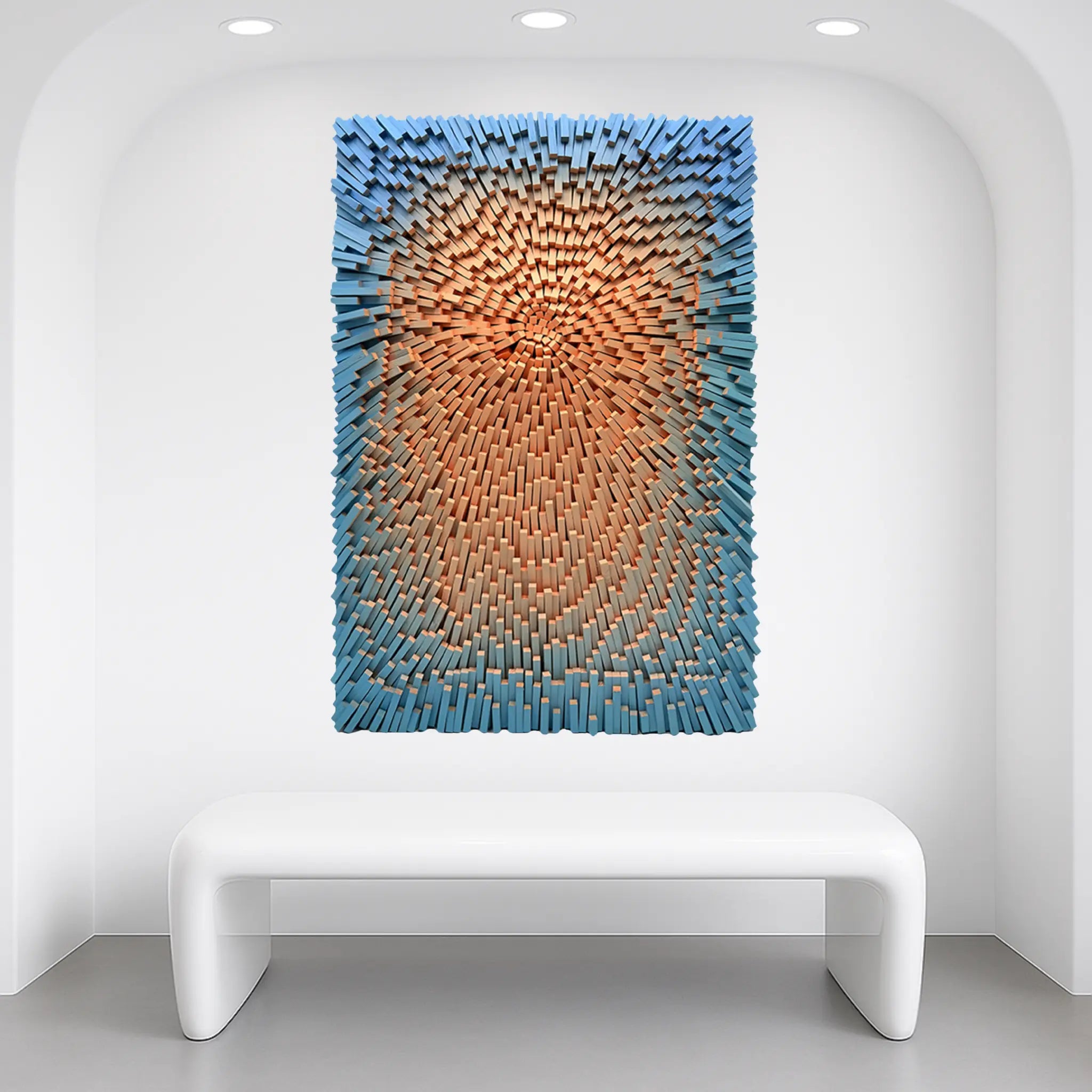 The Weight of Wanting Wall Art Interior Moderna Sunset Drift
