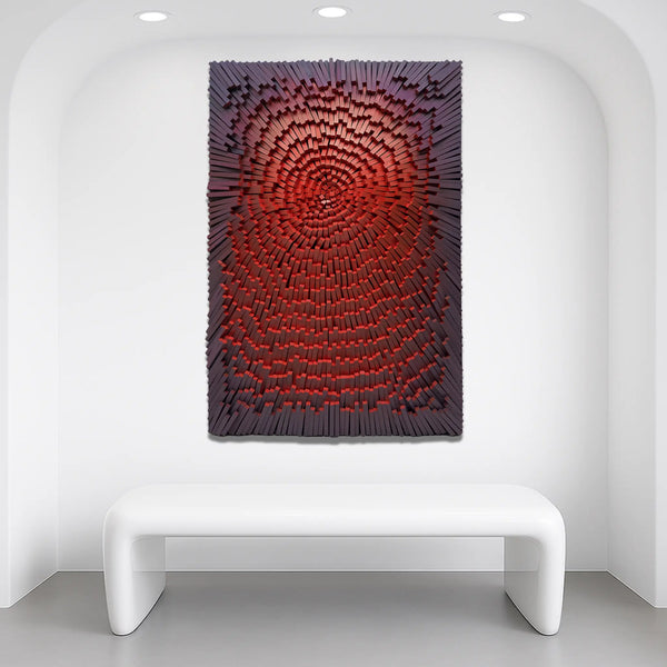 The Weight of Wanting Wall Art Interior Moderna Crimson Rift