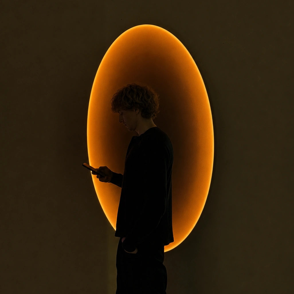 Threshold of Maybe | Ember Signal Wall Art Interior Moderna