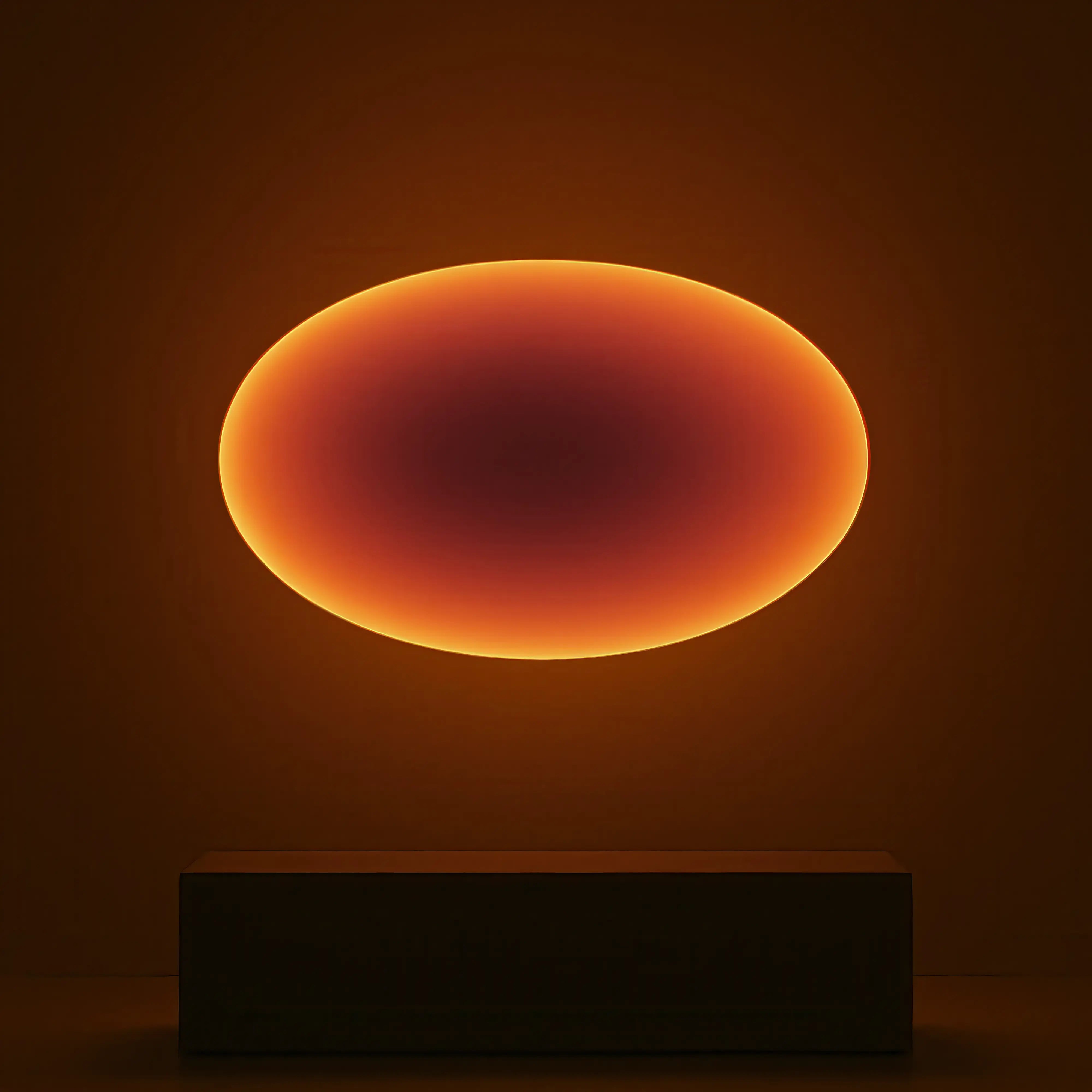 Threshold of Maybe Wall Art Interior Moderna Orange
