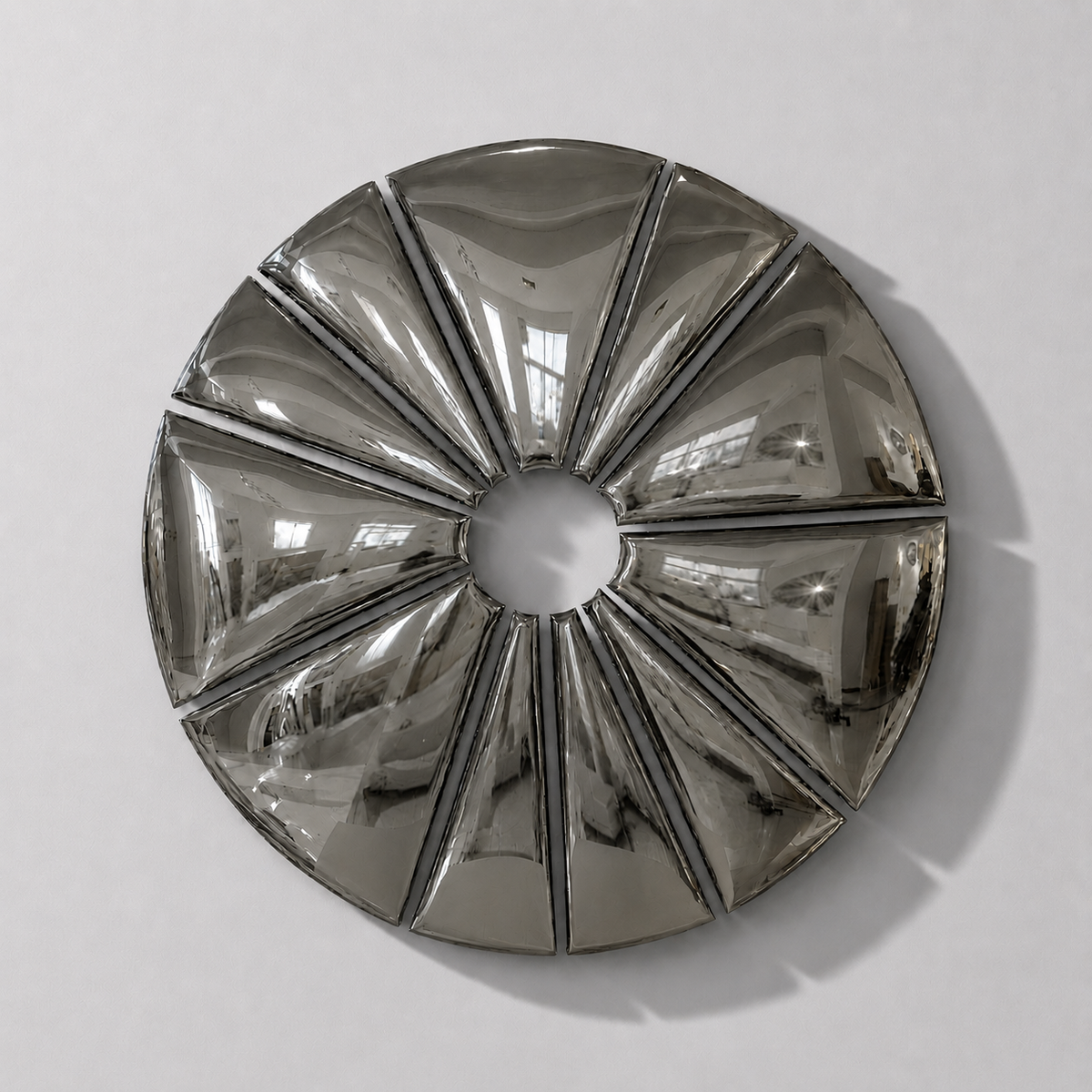 Chrome Continuum | Black Wall Art Interior Moderna
