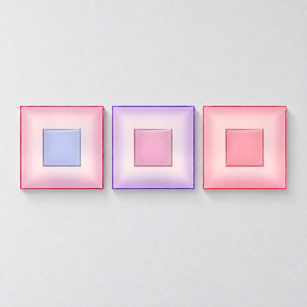 Triptych Wall Art Interior Moderna New