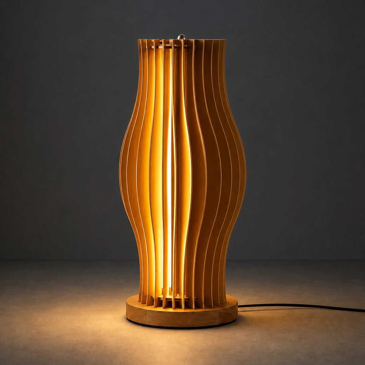 Vapor Wood Table Lamp Lamp Interior Moderna Default Title