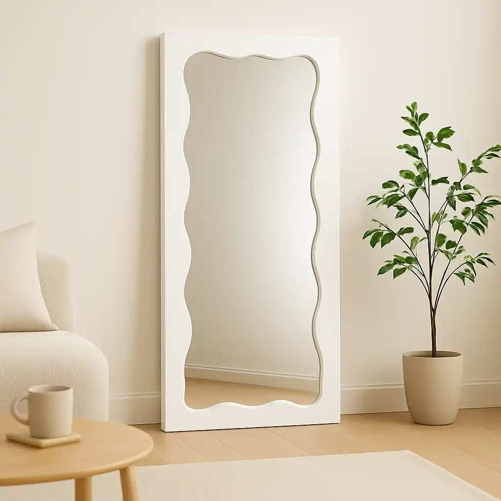 Wave Frame Mirror