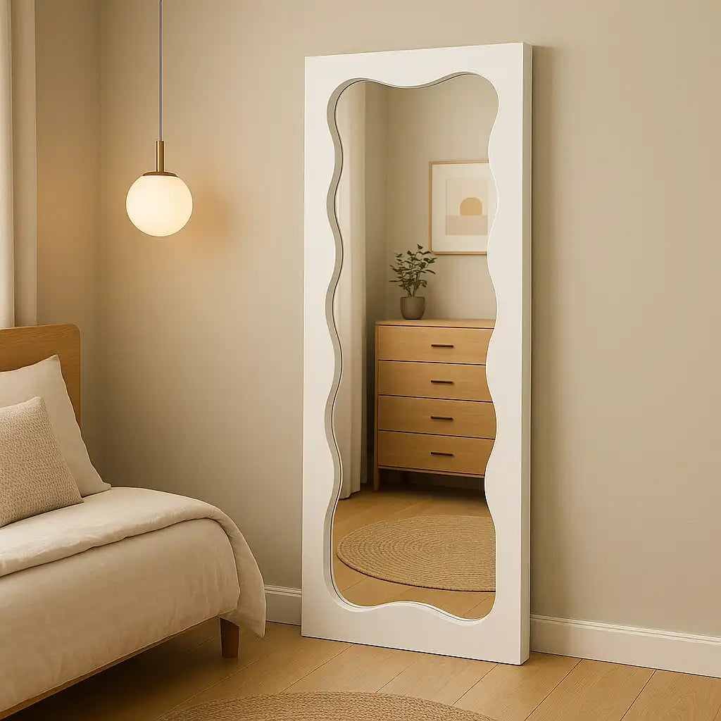 Wave Frame Mirror