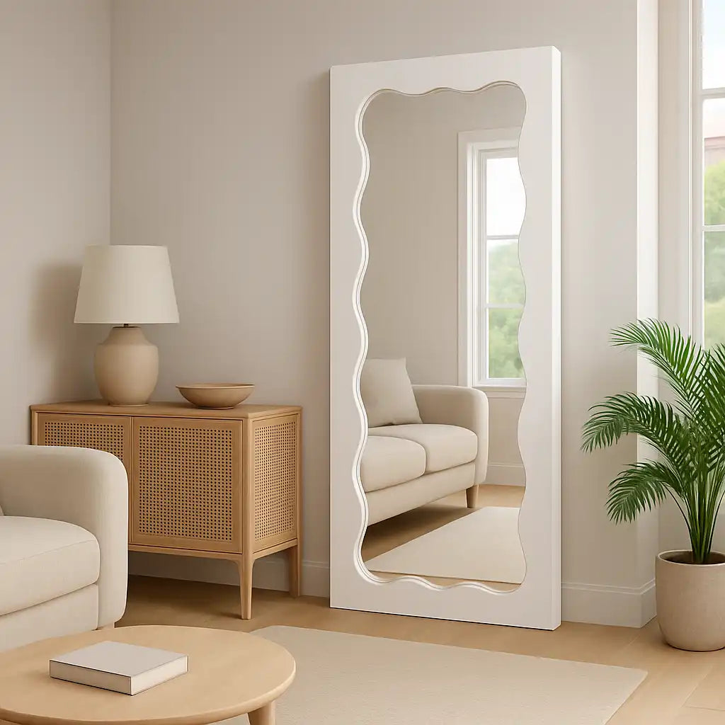 Wave Frame Mirror