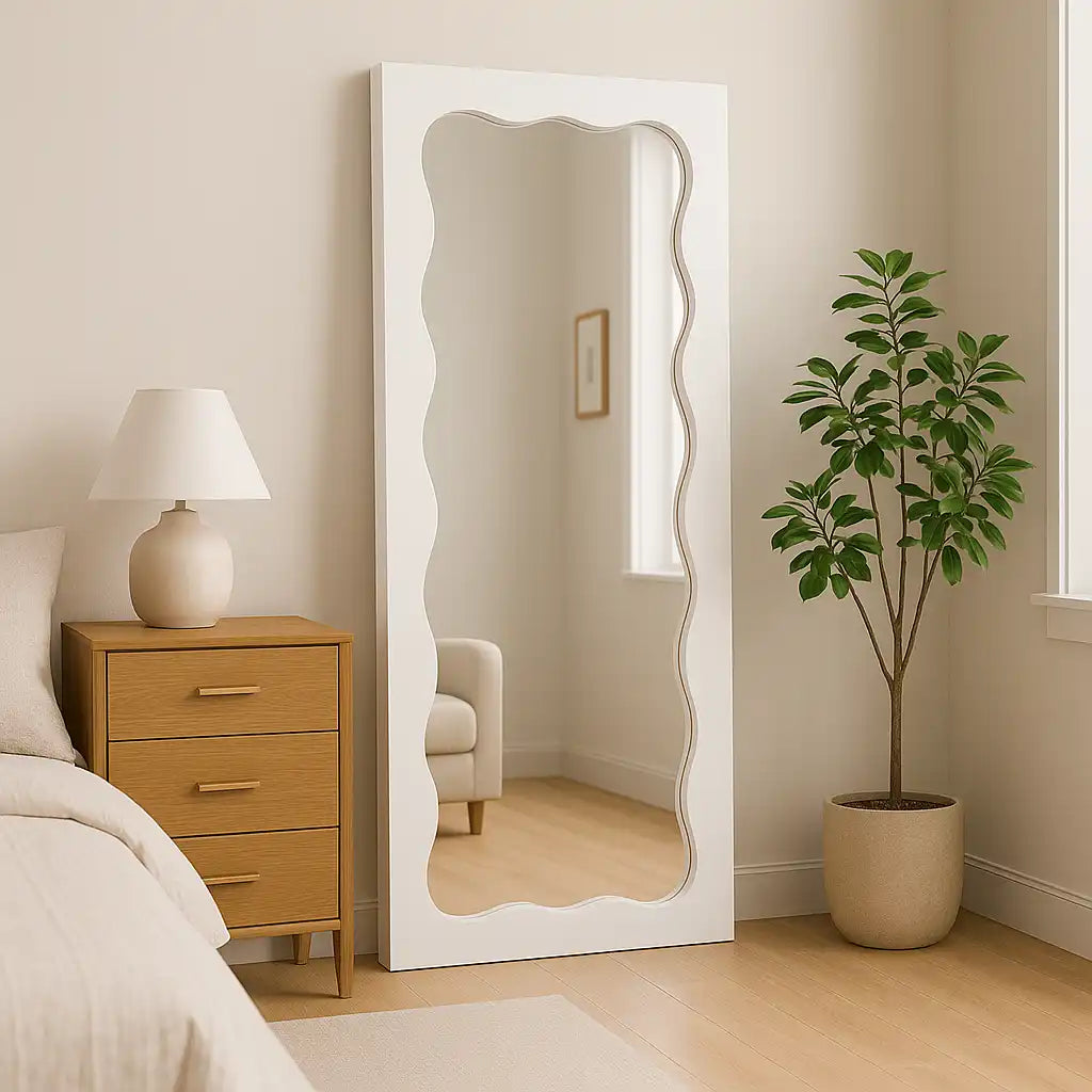 Wave Frame Mirror