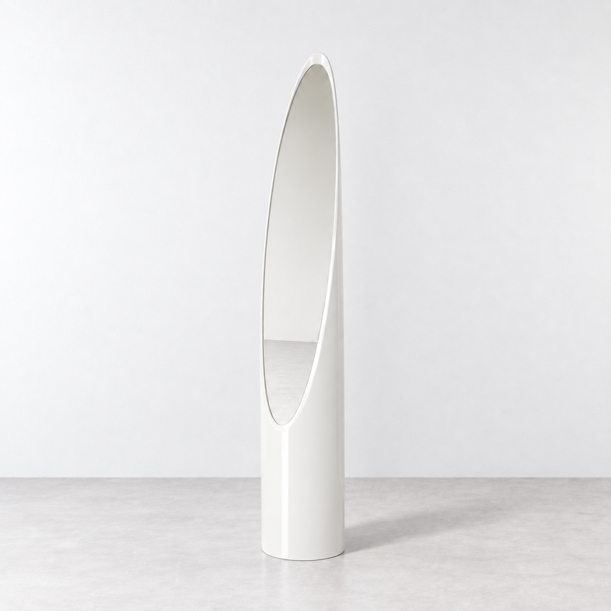 Lipstick Mirror | White Mirror Interior Moderna
