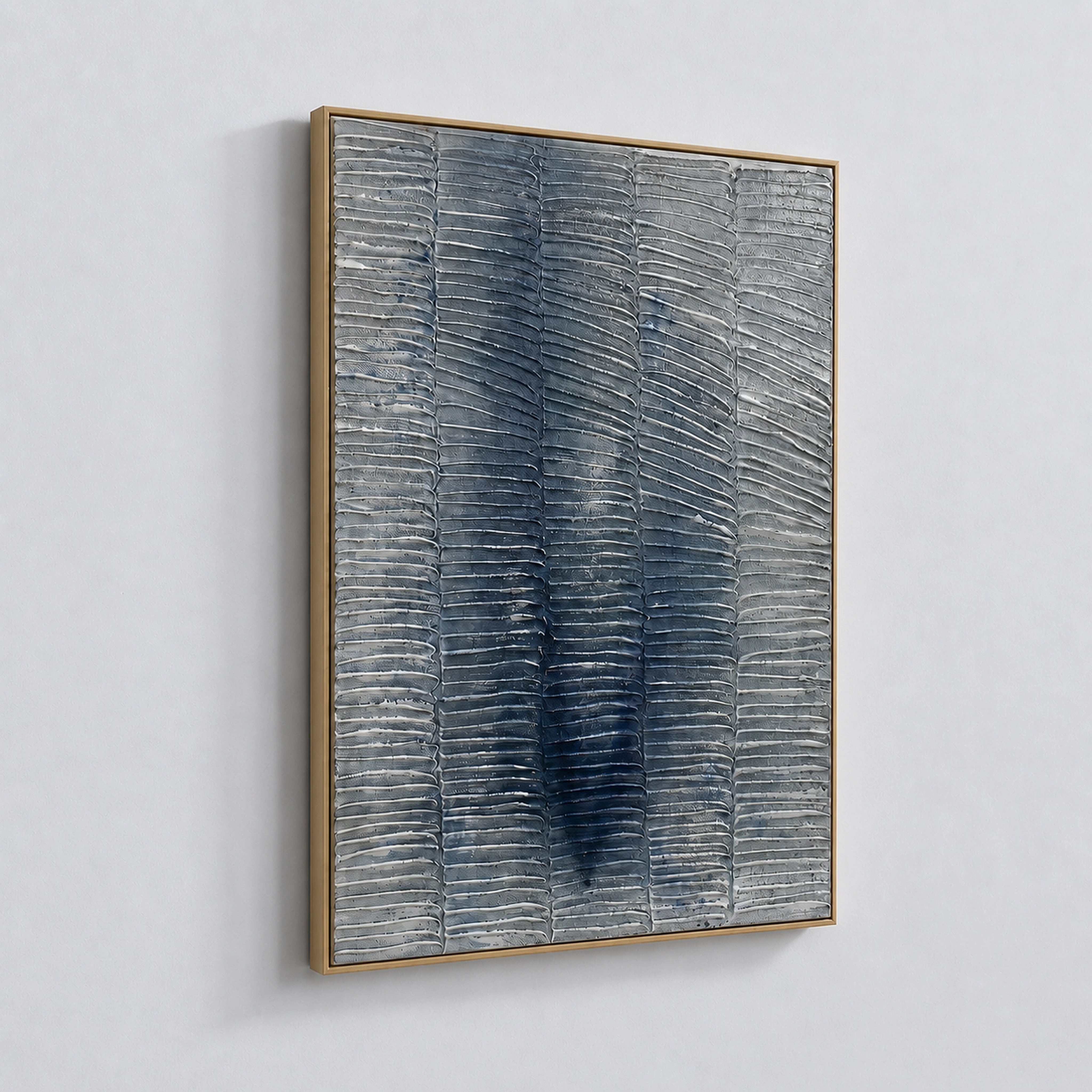Whitewash Waves Wall Art Interior Moderna