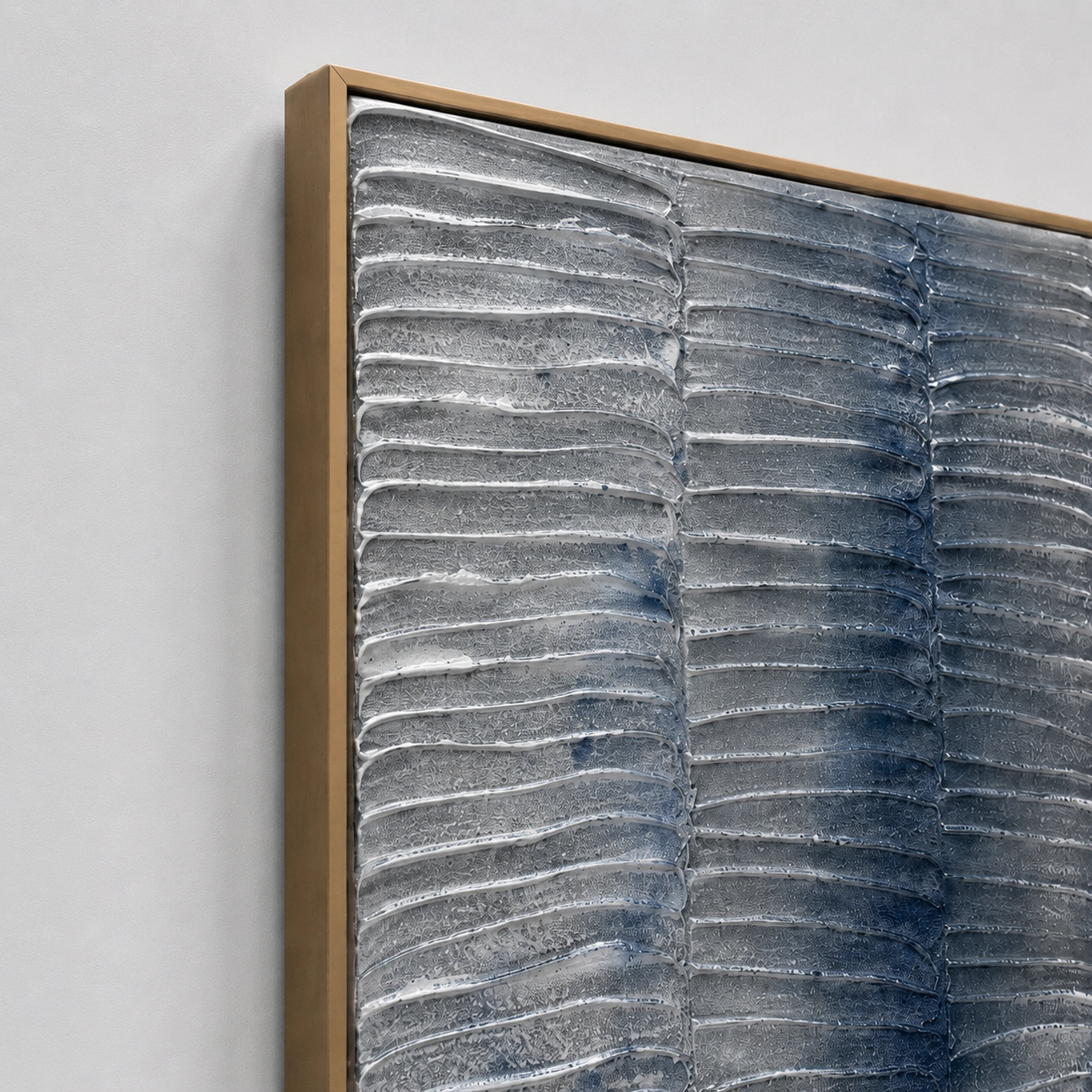 Whitewash Waves Wall Art Interior Moderna