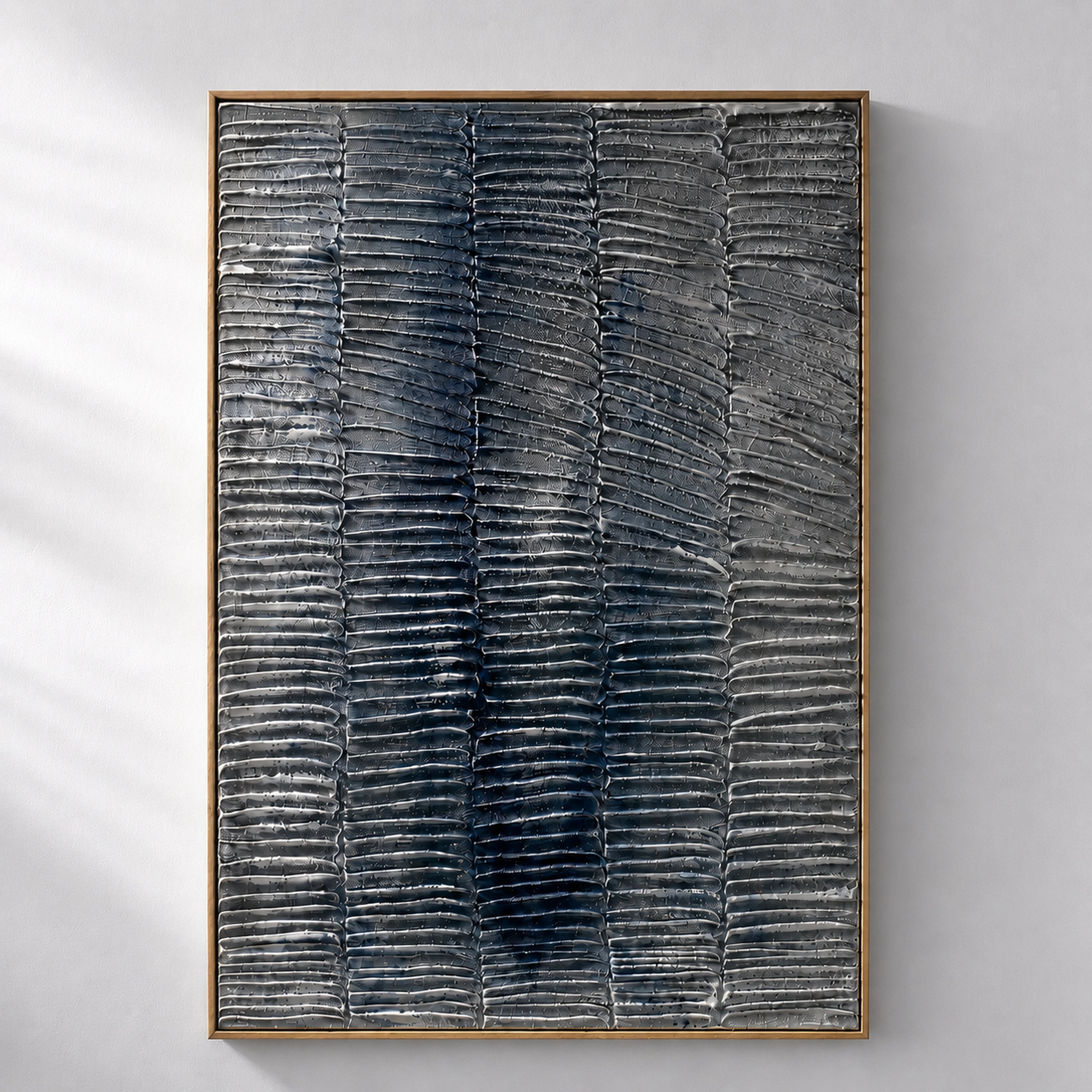Whitewash Waves Wall Art Interior Moderna