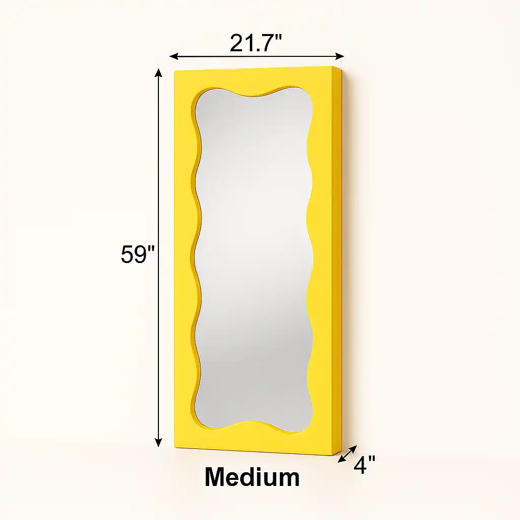 Wave Frame Mirror