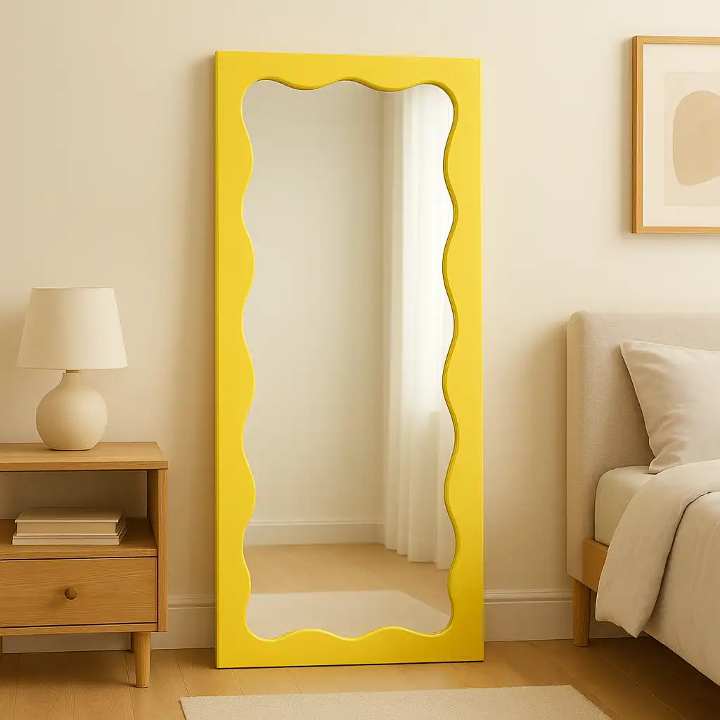 Wave Frame Mirror