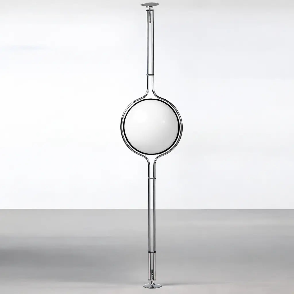 Garrault Zuru Lamp Lamp Interior Moderna Floor to Ceiling Lamp (Chrome)